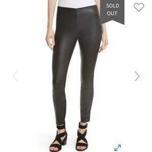 Rag & Bone Josephine Leather Front Skinny Pants